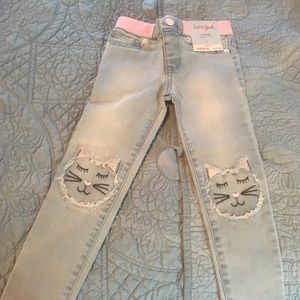 COPY - Cat & Jack girls cat jeans stretch size 4 bnwt